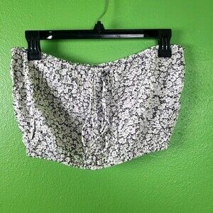 Volcom Women's white floral skater tube top size small 4/6